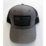 grey trucker cap front